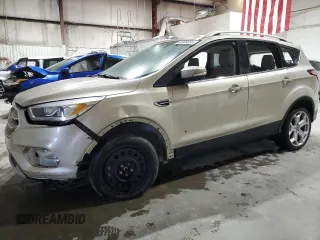 2018 Ford Escape Titanium с VIN 1FMCU9J9XJUB54238, выставлен на аукционе Copart как лот 60908655 с пробегом Не указан миль и Чистый • Clean title. История ставок и продаж доступна на DreamBid. Изображение 1.