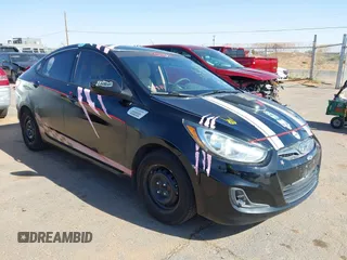 2014 Hyundai Accent GLS with VIN KMHCT4AE2EU749061, listed as a IAAI auction lot 42017566 with 93,929 mi miles. Bid and sale history available at carsss.com. Image 1.