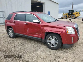 2013 GMC Terrain SLT with VIN 2GKFLVEK8D6420843, listed as a Copart auction lot 57419395 with 134,807 mi miles and Salvage title. Bid and sale history available at DreamBid. Image 4.