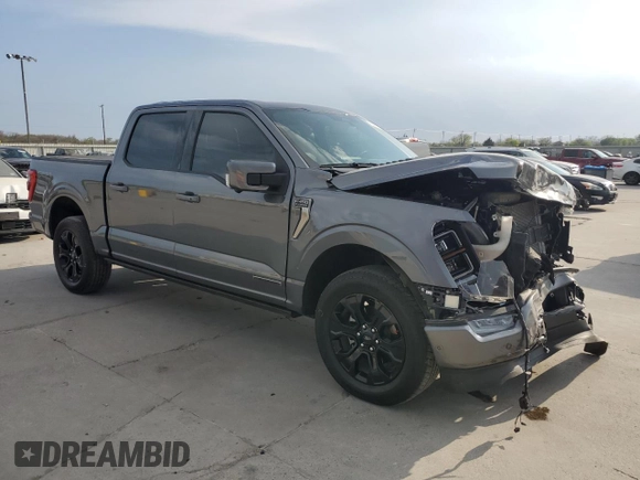 2023 Ford F-150 XL with VIN 1FTFW1ED7PFA16391, listed as a Copart auction lot 50310555 with 26,973 mi miles and Salvage Title. Bid and sale history available at carsss.com. Image 4.
