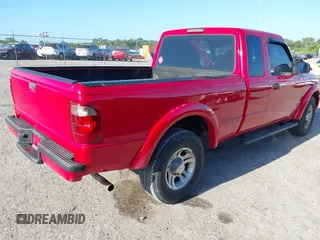 2003 Ford Ranger XL Fleet with VIN 1FTYR44UX3PB69581, listed as a IAAI auction lot 42077195 with 334,920 mi miles. Bid and sale history available at carsss.com. Image 4.