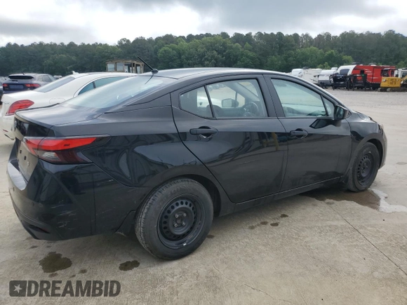 2024 Nissan Versa S with VIN 3N1CN8DVXRL877357, listed as a Copart auction lot 55453295 with 38,725 mi miles and Clean Title. Bid and sale history available at DreamBid. Image 3.