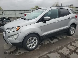 2018 Ford EcoSport SE with VIN MAJ3P1TE8JC233376, listed as a Copart auction lot 52595595 with 36,078 mi miles and Salvage Title. Bid and sale history available at carsss.com. Image 1.