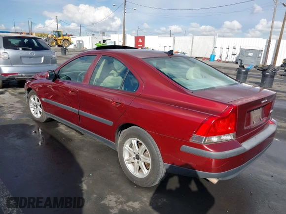 2002 Volvo S60 with VIN YV1RS61R722142705, listed as a IAAI auction lot 41430613 with 248,816 mi miles. Bid and sale history available at carsss.com. Image 3.