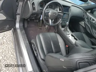 2022 Infiniti Q60 Luxe with VIN JN1EV7KK9NM600484, listed as a Copart auction lot 47219575 with 28,091 mi miles and Salvage Title. Bid and sale history available at carsss.com. Image 8.