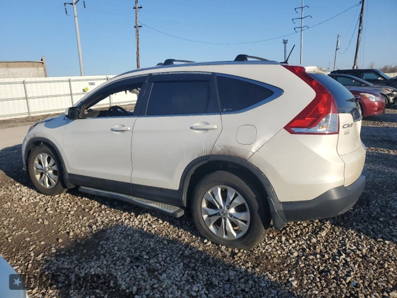 2012 Honda CR-V EX-L with VIN 5J6RM4H70CL034649, listed as a Copart auction lot 49662335 with Not Provided miles and Salvage Title. Bid and sale history available at carsss.com. Image 2.