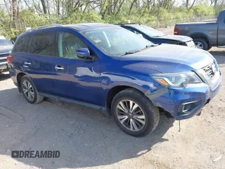 2017 Nissan Pathfinder SV z VIN 5N1DR2MM0HC695523, wystawiony jako IAAI lot #42075860 z przebiegiem 156 725 mil mil oraz . Historia ofert i sprzedaży dostępna na DreamBid. Obrazek 1.