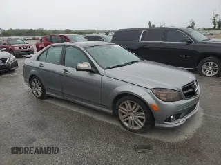 2008 Mercedes-Benz C 350 Sport with VIN WDDGF56X28F045891, listed as a Copart auction lot 62708985 with Not provided miles and Salvage title. Bid and sale history available at DreamBid. Image 4.