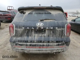 2025 Hyundai Palisade SEL Premium with VIN KM8R44GE9SU839091, listed as a Copart auction lot 86134914 with 4,478 mi miles and Salvage Title. Bid and sale history available at carsss.com. Image 6.