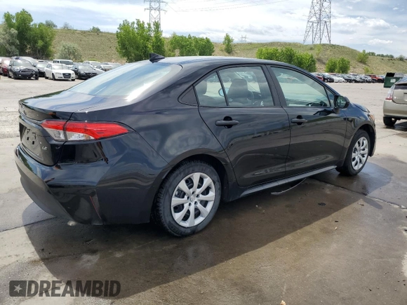 2024 Toyota Corolla LE with VIN 5YFB4MDEXRP103214, listed as a Copart auction lot 58181105 with 23,868 mi miles and Salvage title. Bid and sale history available at DreamBid. Image 3.