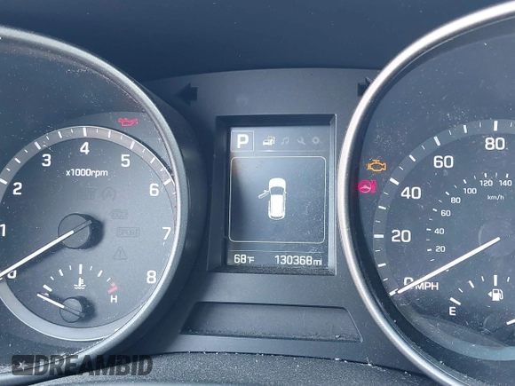 2018 Hyundai Santa Fe Sport 2.4L with VIN 5XYZT3LB5JG541991, listed as a IAAI auction lot 41782421 with 130,368 mi miles. Bid and sale history available at carsss.com. Image 7.