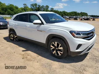 2023 Volkswagen Atlas SE with VIN 1V2DC2CA4PC214280, listed as a Copart auction lot 55832815 with 28,163 mi miles and Salvage title. Bid and sale history available at DreamBid. Image 4.
