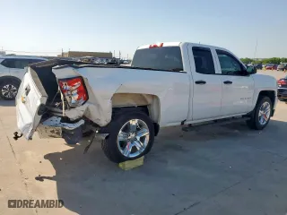 2018 Chevrolet Silverado 1500 Custom with VIN 1GCRCPEH8JZ243851, listed as a Copart auction lot 52632695 with 186,609 mi miles and Salvage Title. Bid and sale history available at carsss.com. Image 3.