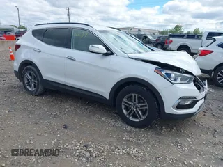 2018 Hyundai Santa Fe 2.4L z VIN 5NMZUDLB1JH101842, wystawiony jako IAAI lot #42302237 z przebiegiem 97 376 mil mil oraz . Historia ofert i sprzedaży dostępna na DreamBid. Obrazek 1.