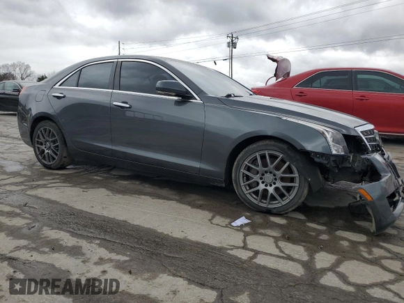 2013 Cadillac ATS Luxury with VIN 1G6AH5R34D0122795, listed as a Copart auction lot 49777605 with 175,509 mi miles and Salvage Title. Bid and sale history available at carsss.com. Image 4.