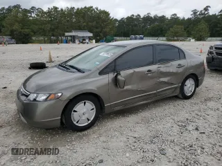 2006 Honda Civic z VIN JHMFA36296S020390, wystawiony jako Copart lot #54770935 z przebiegiem 192 225 mil mil oraz Szkoda całkowita • Salvage title. Historia ofert i sprzedaży dostępna na DreamBid. Obrazek 1.
