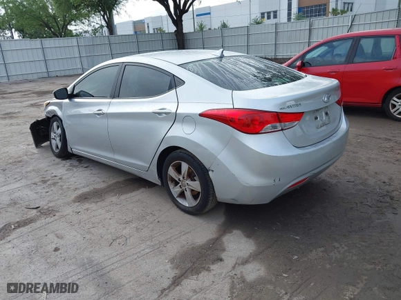 2011 Hyundai Elantra Ltd with VIN KMHDH4AE2BU148377, listed as a IAAI auction lot 41925933 with 189,669 mi miles. Bid and sale history available at carsss.com. Image 3.