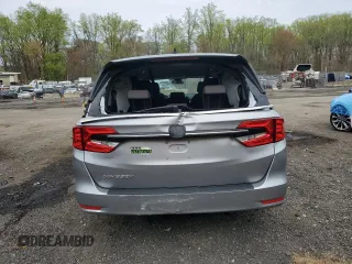 2022 Honda Odyssey EX with VIN 5FNRL6H53NB017028, listed as a Copart auction lot 53077075 with Not Provided miles and Salvage Title. Bid and sale history available at DreamBid. Image 6.