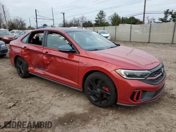 2023 Volkswagen Jetta GLI Autobahn with VIN 3VW1T7BU1PM015891, listed as a Copart auction lot 82479854 with 43,906 mi miles and Salvage title. Bid and sale history available at DreamBid. Image 4.