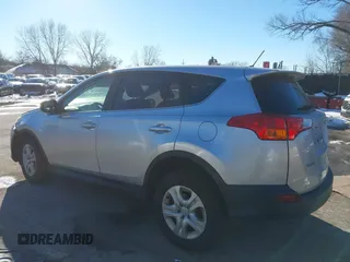 2015 Toyota RAV4 LE with VIN JTMBFREV8FJ050857, listed as a IAAI auction lot 41319739 with 144,441 mi miles. Bid and sale history available at carsss.com. Image 14.