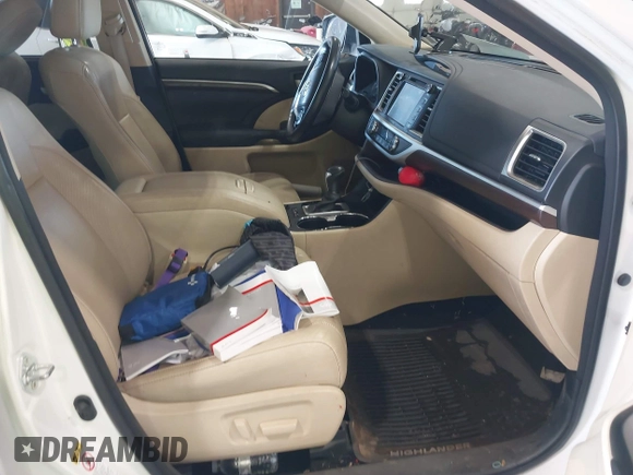2015 Toyota Highlander Limited with VIN 5TDDKRFH1FS117329, listed as a IAAI auction lot 42776835 with 67,889 mi miles and . Bid and sale history available at DreamBid. Image 5.
