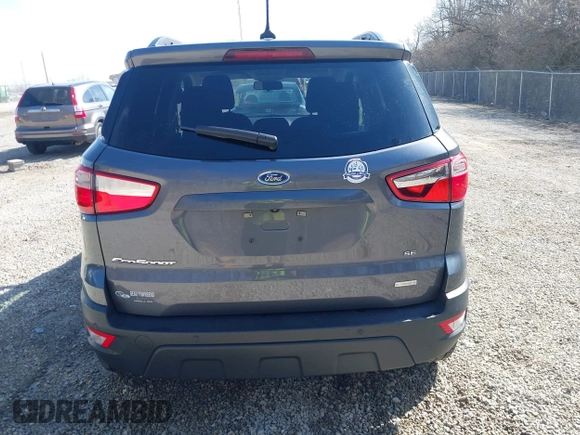 2019 Ford EcoSport SE with VIN MAJ3S2GE7KC301957, listed as a IAAI auction lot 41801182 with 81,525 mi miles and . Bid and sale history available at DreamBid. Image 17.