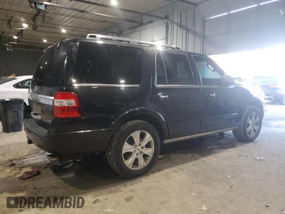 2015 Ford Expedition Platinum with VIN 1FMJU1MT3FEF48858, listed as a Copart auction lot 88086085 with 105,342 mi miles and Salvage title. Bid and sale history available at DreamBid. Image 3.