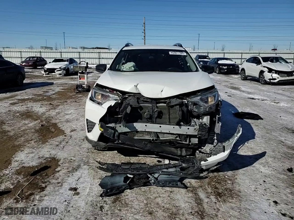 2017 Toyota RAV4 LE with VIN JTMZFREVXHJ721995, listed as a Copart auction lot 45951165 with 147,819 mi miles and Salvage Title. Bid and sale history available at carsss.com. Image 10.