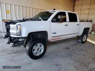 2018 Chevrolet Silverado 1500 LTZ with VIN 3GCUKSEC2JG188768, listed as a Copart auction lot 85318144 with 126,632 mi miles and Salvage Title. Bid and sale history available at carsss.com. Image 1.