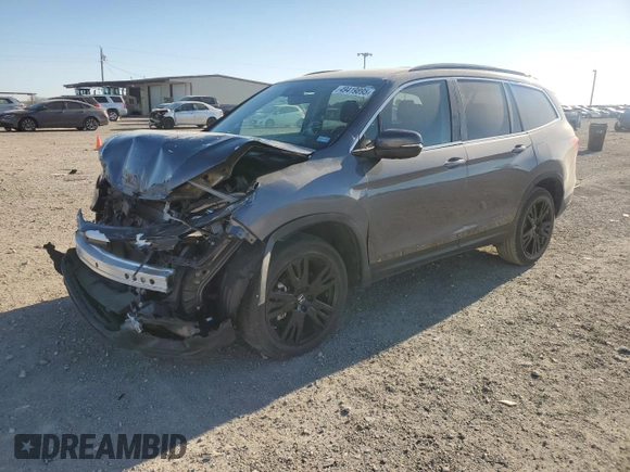2022 Honda Pilot Special Edition with VIN 5FNYF5H21NB018715, listed as a Copart auction lot 49419895 with 24,296 mi miles and Salvage Title. Bid and sale history available at DreamBid. Image 1.