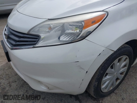 2014 Nissan Note S Plus with VIN 3N1CE2CPXEL391450, listed as a IAAI auction lot 41936997 with 86,592 mi miles and . Bid and sale history available at DreamBid. Image 6.