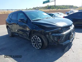 2024 Chevrolet Blazer RS with VIN 3GNKBERS0RS155598, listed as a IAAI auction lot 39970423 with 15,171 mi miles and . Bid and sale history available at DreamBid. Image 1.