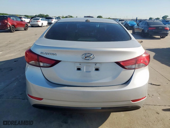 2015 Hyundai Elantra SE with VIN 5NPDH4AE1FH650673, listed as a Copart auction lot 52634535 with 126,786 mi miles and Salvage Title. Bid and sale history available at carsss.com. Image 8.