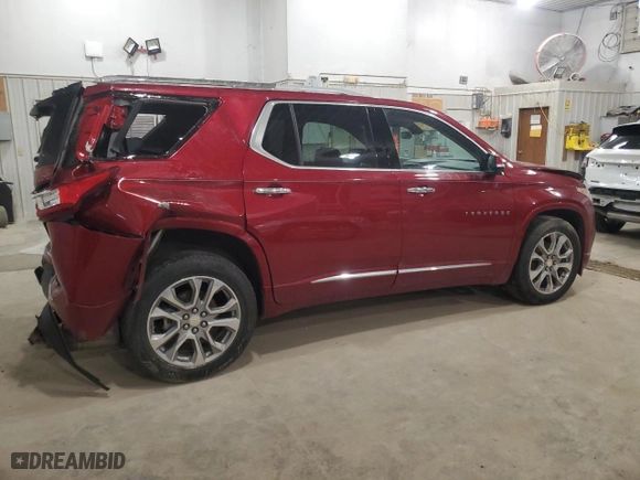 2018 Chevrolet Traverse Premier with VIN 1GNEVJKW4JJ106100, listed as a Copart auction lot 49779615 with 149,001 mi miles and Salvage Title. Bid and sale history available at carsss.com. Image 3.