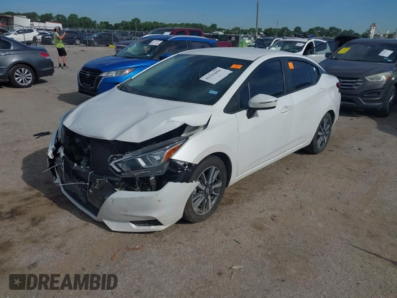 2021 Nissan Versa SV with VIN 3N1CN8EV0ML867668, listed as a IAAI auction lot 42315666 with 73,024 mi miles and . Bid and sale history available at DreamBid. Image 16.