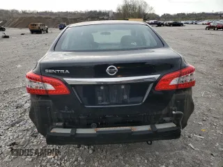 2015 Nissan Sentra SV with VIN 3N1AB7AP4FY331104, listed as a Copart auction lot 52337765 with 145,243 mi miles and Salvage Title. Bid and sale history available at carsss.com. Image 6.