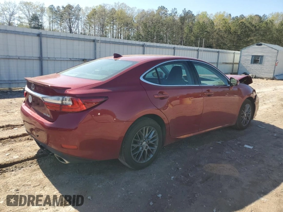 2018 Lexus ES with VIN 58ABK1GG8JU083963, listed as a Copart auction lot 52078235 with 40,689 mi miles and Salvage Title. Bid and sale history available at carsss.com. Image 3.