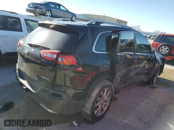 2018 Jeep Cherokee Limited with VIN 1C4PJMDX5JD583685, listed as a Copart auction lot 84904174 with 58,093 mi miles and Salvage Title. Bid and sale history available at carsss.com. Image 3.