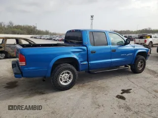 2000 Dodge Dakota Sport with VIN 1B7GG2AN0YS699193, listed as a Copart auction lot 51438325 with 127,106 mi miles and Salvage Title. Bid and sale history available at carsss.com. Image 3.
