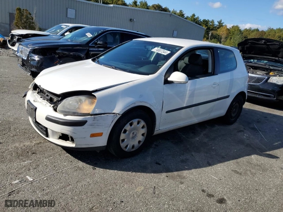 2008 Volkswagen Rabbit S with VIN WVWBB71KX8W320558, listed as a Copart auction lot 74807344 with 151,950 mi miles and Salvage Title. Bid and sale history available at carsss.com. Image 1.