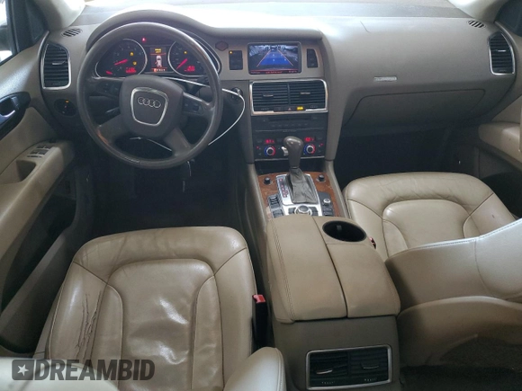 2008 Audi Q7 Premium z VIN WA1BY74L78D022039, wystawiony jako Copart lot #61649905 z przebiegiem 192 550 mil mil oraz Szkoda całkowita • Salvage title. Historia ofert i sprzedaży dostępna na DreamBid. Obrazek 8.