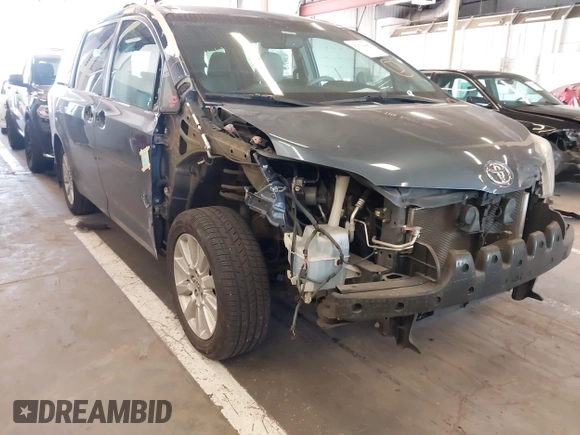 2014 Toyota Sienna Limited with VIN 5TDDK3DC6ES076022, listed as a IAAI auction lot 42174440 with 112,630 mi miles and . Bid and sale history available at DreamBid. Image 19.