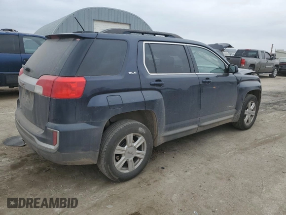 2016 GMC Terrain SLE with VIN 2GKALNEK6G6314826, listed as a Copart auction lot 47318165 with 124,745 mi miles and Salvage Title. Bid and sale history available at carsss.com. Image 3.