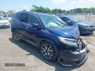 2019 Honda Pilot Touring 7-Passenger with VIN 5FNYF6H61KB084699, listed as a IAAI auction lot 42589992 with 109,012 mi miles and . Bid and sale history available at DreamBid. Image 1.