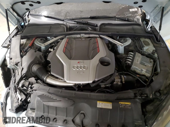 2023 Audi RS 5 Sportback z VIN WUAAWCF5XPA901858, wystawiony jako Copart lot #42140035 z przebiegiem Nie podano mil oraz Szkoda całkowita • Salvage title. Historia ofert i sprzedaży dostępna na DreamBid. Obrazek 12.