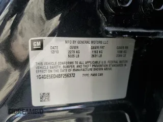 2011 Buick LaCrosse CXS with VIN 1G4GE5ED4BF256372, listed as a Copart auction lot 57196784 with 78,504 mi miles and Salvage Title. Bid and sale history available at carsss.com. Image 12.