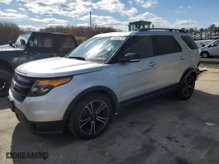 2014 Ford Explorer Sport with VIN 1FM5K8GTXEGA40515, listed as a Copart auction lot 52093215 with 66,652 mi miles and Salvage Title. Bid and sale history available at carsss.com. Image 1.