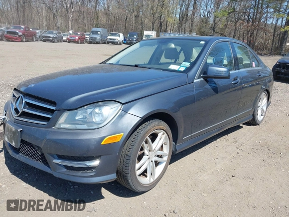2014 Mercedes-Benz C 300 Sport with VIN WDDGF8AB6ER313638, listed as a IAAI auction lot 42067867 with 76,730 mi miles and . Bid and sale history available at DreamBid. Image 2.