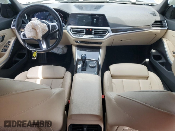 2020 BMW 3 Series 330i with VIN 3MW5R1J06L8B33031, listed as a Copart auction lot 56064325 with 85,138 mi miles and Salvage title. Bid and sale history available at DreamBid. Image 8.