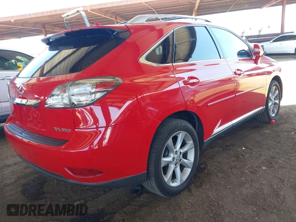 2012 Lexus RX 350 with VIN 2T2ZK1BA0CC069631, listed as a IAAI auction lot 42542708 with 181,096 mi miles and . Bid and sale history available at DreamBid. Image 4.